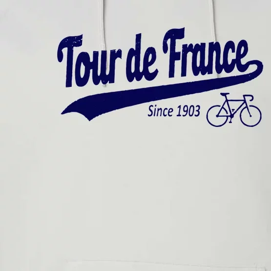 Tour Funny Cycling Tour  France Cycling Fan Performance Fleece Hoodie