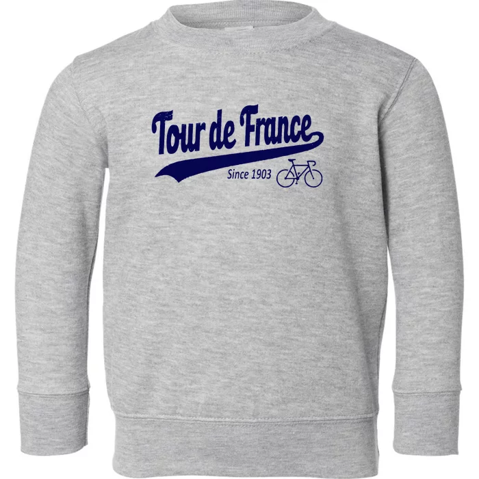 Tour Funny Cycling Tour  France Cycling Fan Toddler Sweatshirt