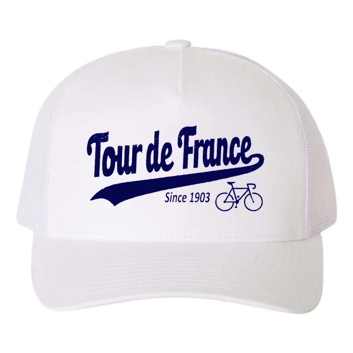 Tour Funny Cycling Tour  France Cycling Fan Yupoong Adult 5-Panel Trucker Hat