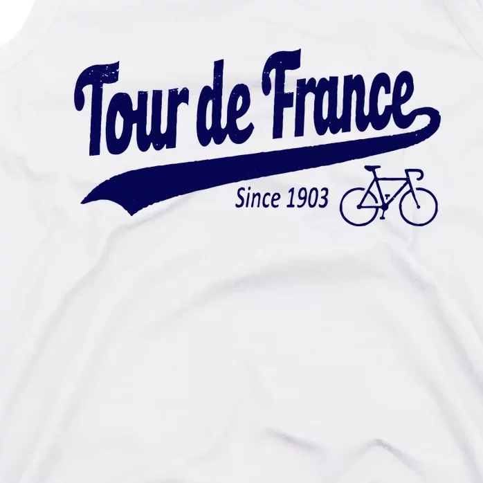 Tour Funny Cycling Tour  France Cycling Fan Tank Top