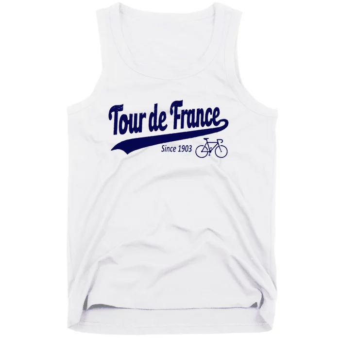 Tour Funny Cycling Tour  France Cycling Fan Tank Top