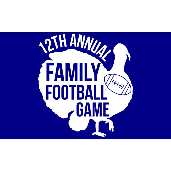 Thanksgiving Football Cute Gift Turkey Bowl Game 12th Annual Cool Gift Bumper Sticker