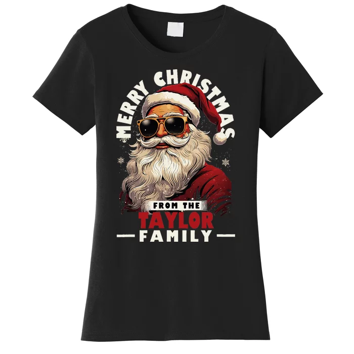 T.aylor Family Christmas Costume Santa Matching Xmas Party Women's T-Shirt