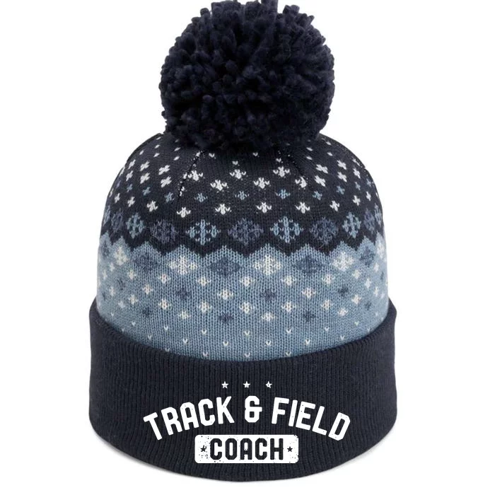 Track Field Coach Vintage Track Field The Baniff Cuffed Pom Beanie