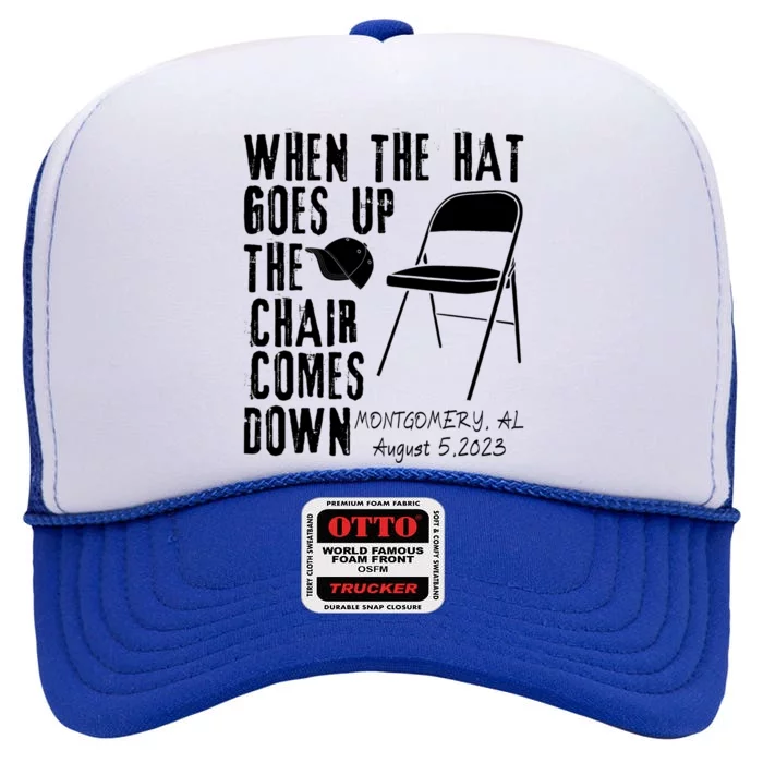 The Folding Chair Montgomery Alabama Dock Video Brawl High Crown Mesh Trucker Hat