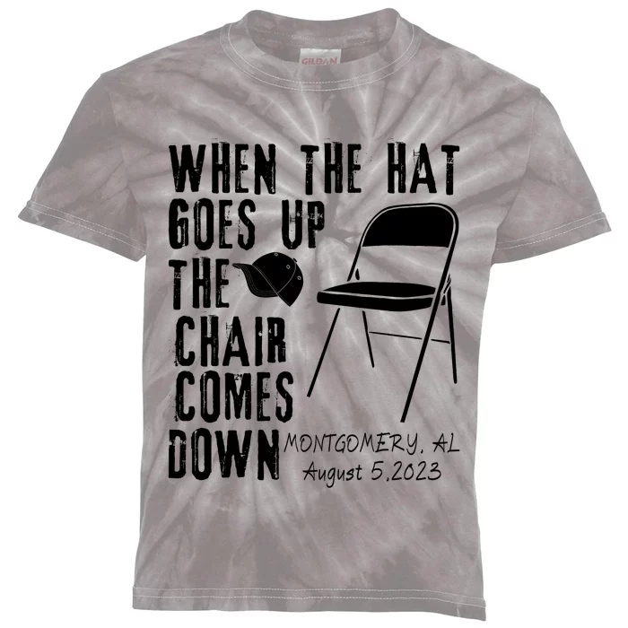 The Folding Chair Montgomery Alabama Dock Video Brawl Kids Tie-Dye T-Shirt