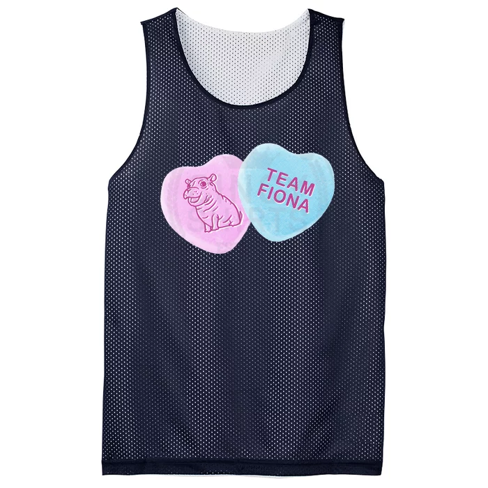 Team Fiona Candy Hearts Mesh Reversible Basketball Jersey Tank