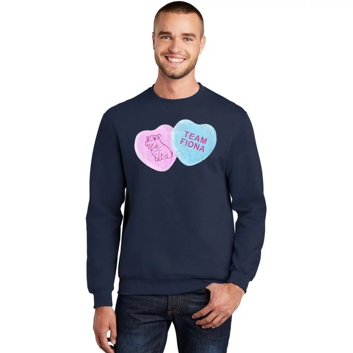 Team Fiona Candy Hearts Tall Sweatshirt