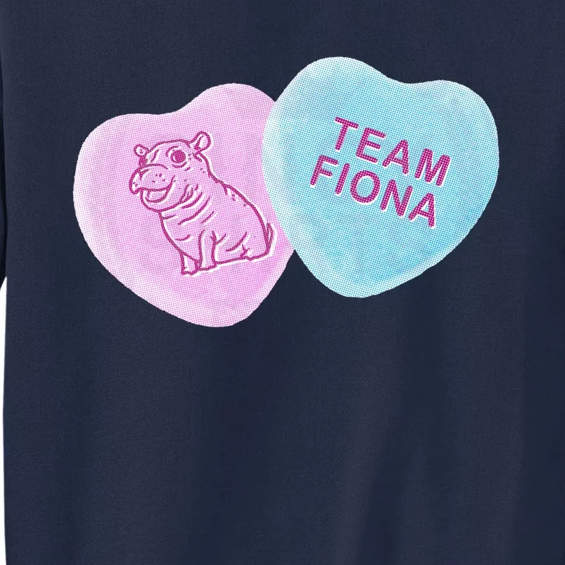 Team Fiona Candy Hearts Tall Sweatshirt