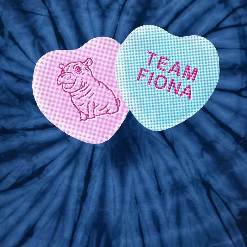 Team Fiona Candy Hearts Tie-Dye T-Shirt