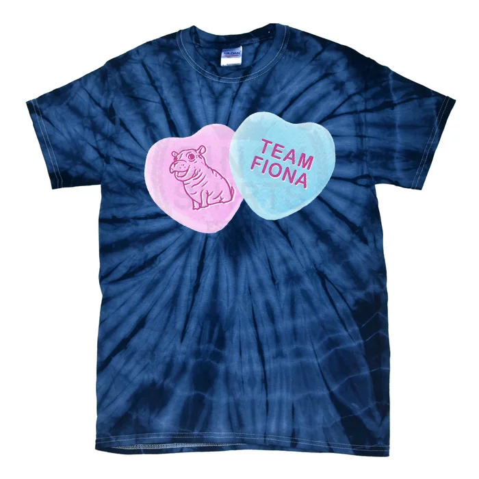 Team Fiona Candy Hearts Tie-Dye T-Shirt