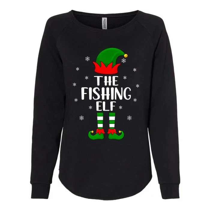 The Fishing Christmas Party Matching Family Xmas Gift Womens California Wash Sweatshirt