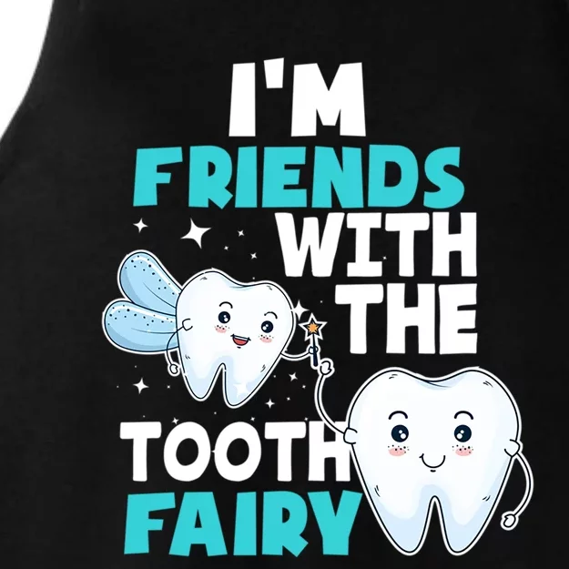 Tooth Fairy Dental Assistant Hygienist Pediatric Dentist Meaningful Gift Ladies Tri-Blend Wicking Tank