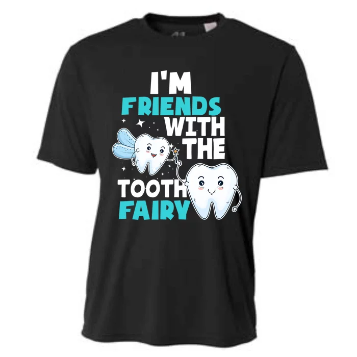 Tooth Fairy Dental Assistant Hygienist Pediatric Dentist Meaningful Gift Cooling Performance Crew T-Shirt