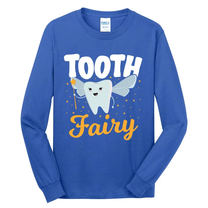 Tooth Fairy Dentist Dental Tooth Fairy Gift Tall Long Sleeve T-Shirt