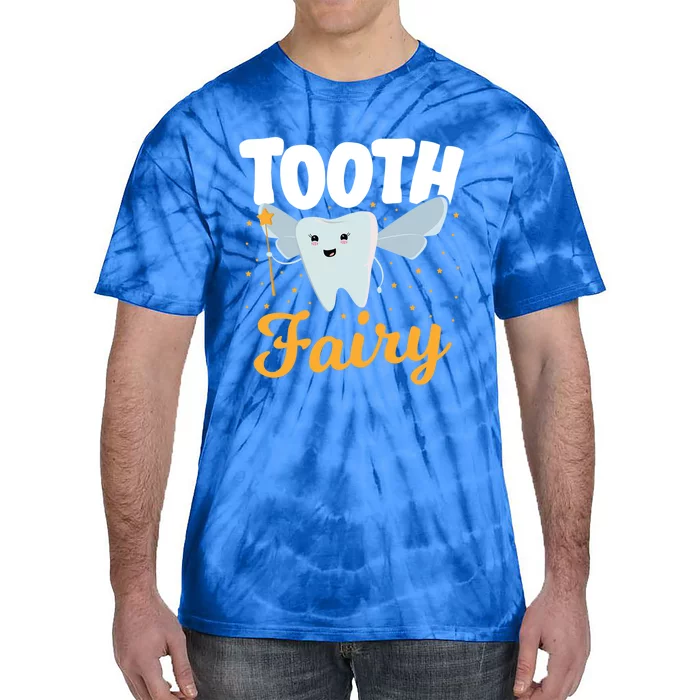 Tooth Fairy Dentist Dental Tooth Fairy Gift Tie-Dye T-Shirt