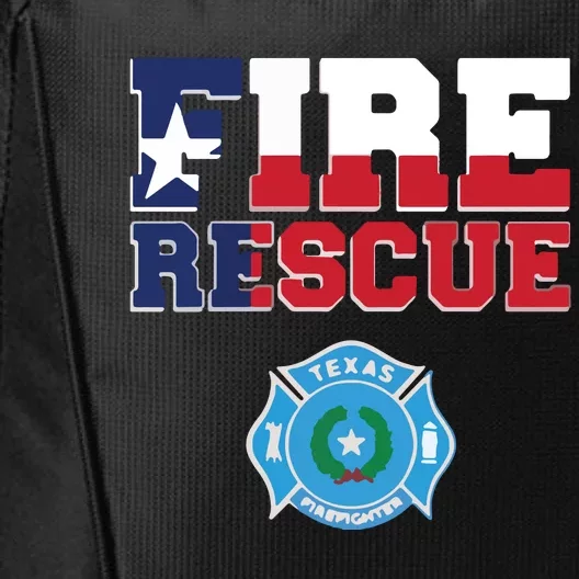 Texas Fire Department Firefighters Firemen City Backpack