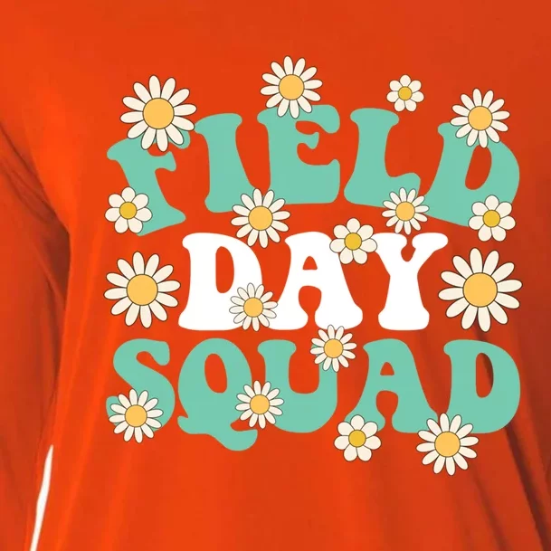 Teacher Field Day Squad Gift Cooling Performance Long Sleeve Crew