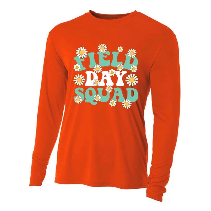 Teacher Field Day Squad Gift Cooling Performance Long Sleeve Crew