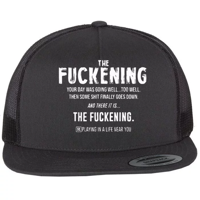 The Fuckening Definition Flat Bill Trucker Hat