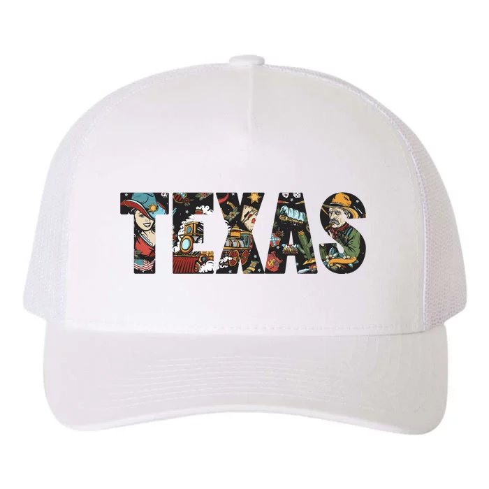 Texas Floral Design Yupoong Adult 5-Panel Trucker Hat