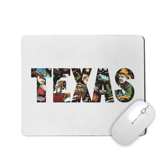 Texas Floral Design Mousepad