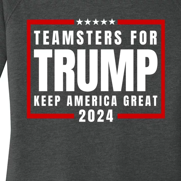 Teamsters For Donald Trump Women's Perfect Tri Tunic Long Sleeve Shirt