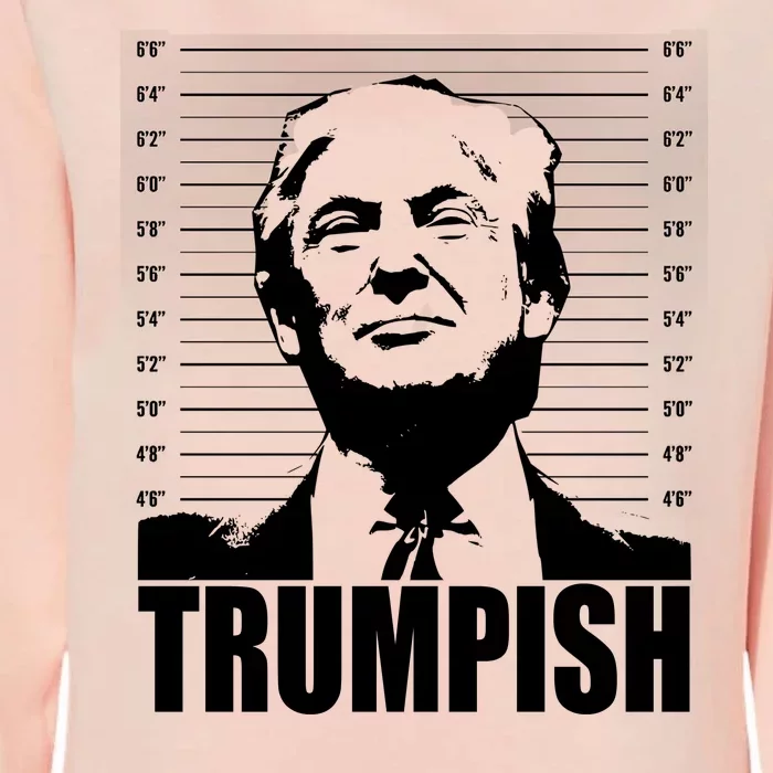 Trumpish Funny Donald Trump Mugshot Womens California Wash Sweatshirt