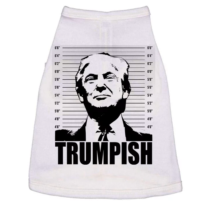 Trumpish Funny Donald Trump Mugshot Doggie Tank