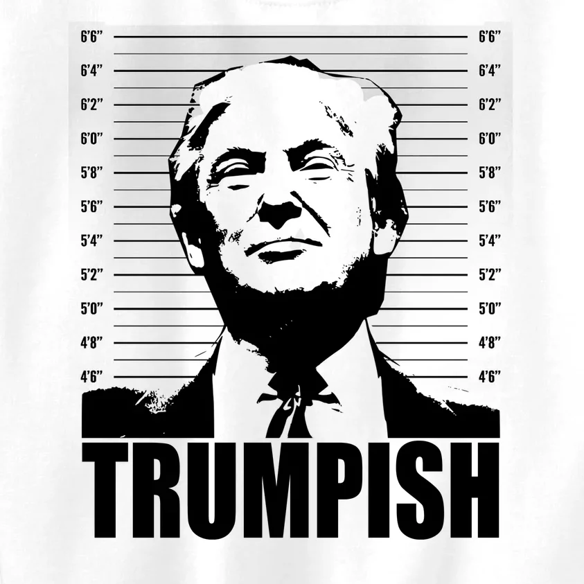 Trumpish Funny Donald Trump Mugshot Kids Sweatshirt