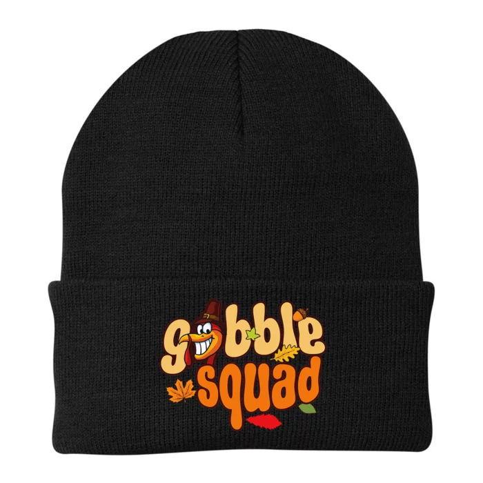 Thanksgiving Feast Design Turkey Squad Knit Cap Winter Beanie