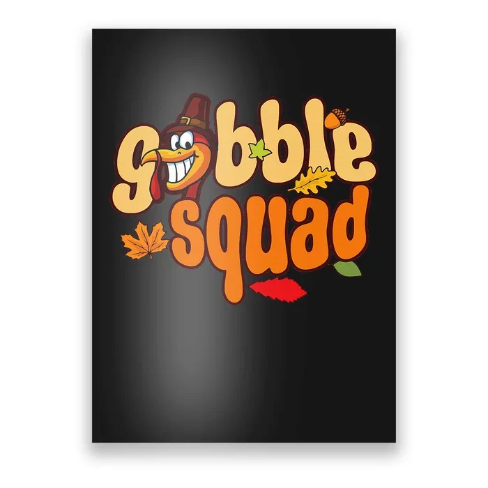 Thanksgiving Feast Design Turkey Squad Poster