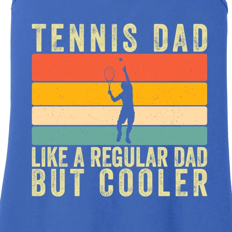 Tennis Father Design Father Day Tennis Dad Gift Ladies Essential Tank