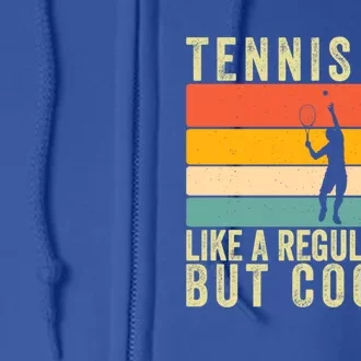 Tennis Father Design Father Day Tennis Dad Gift Full Zip Hoodie