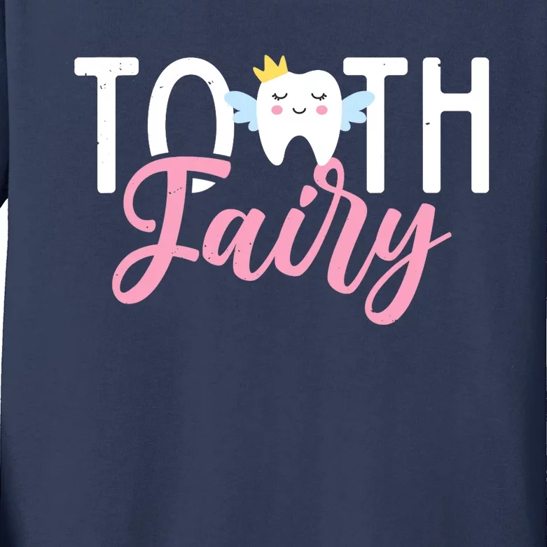 Tooth Fairy | Dentist Kids Long Sleeve Shirt