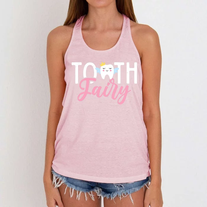 Tooth Fairy | Dentist Women's Knotted Racerback Tank