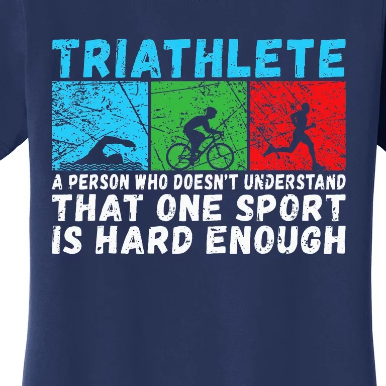 Triathlete Funny Definition Triathlon Women's T-Shirt