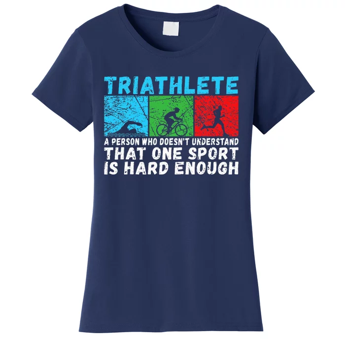 Triathlete Funny Definition Triathlon Women's T-Shirt