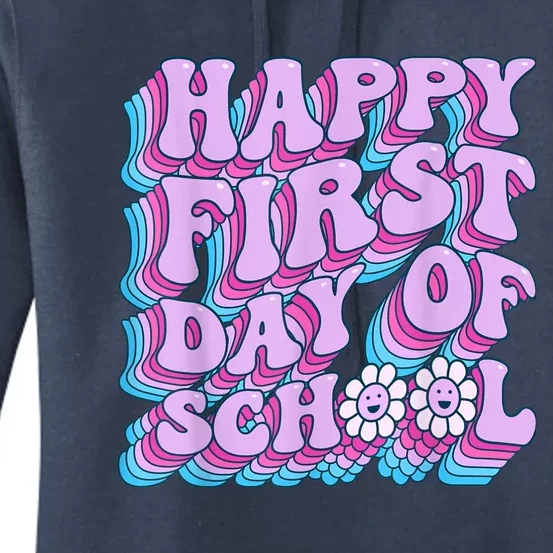 Teacher First Day School Back To School PreK Kindergarten Women's Pullover Hoodie