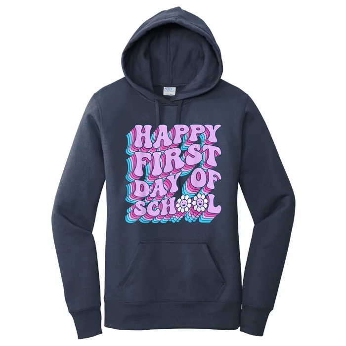 Teacher First Day School Back To School PreK Kindergarten Women's Pullover Hoodie