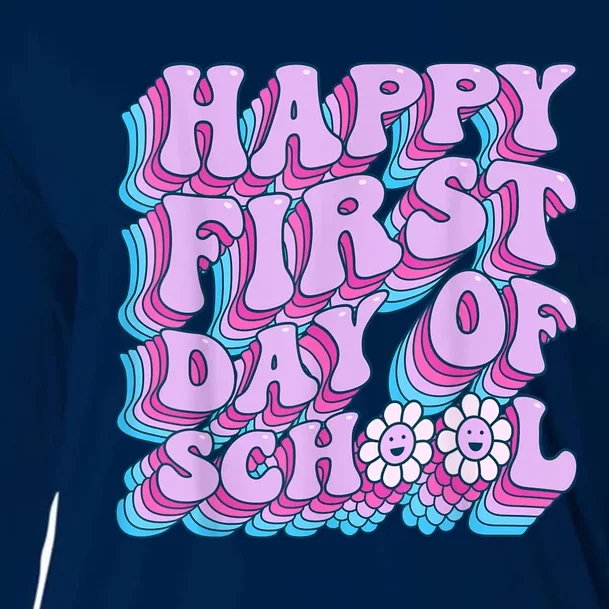 Teacher First Day School Back To School PreK Kindergarten Cooling Performance Long Sleeve Crew