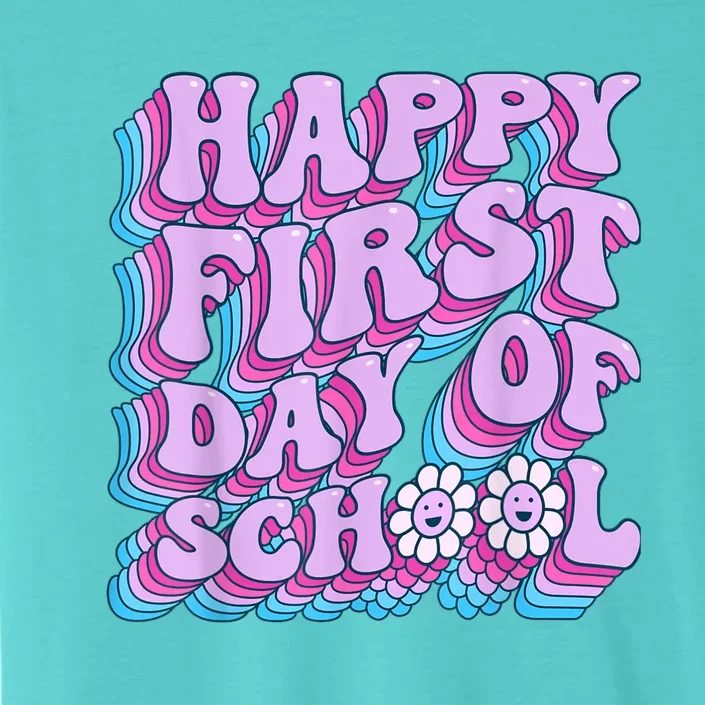 Teacher First Day School Back To School PreK Kindergarten ChromaSoft Performance T-Shirt