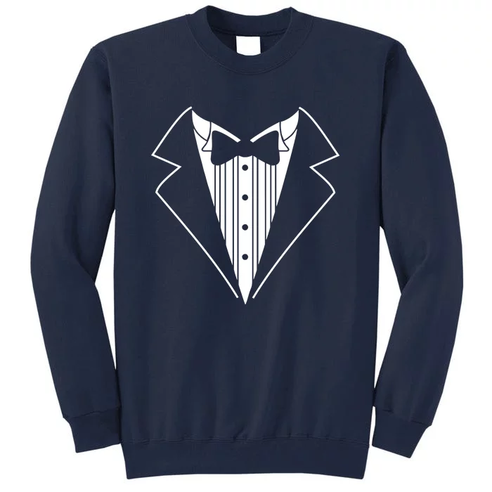 Tuxedo Fancy Dress Funny Tall Sweatshirt