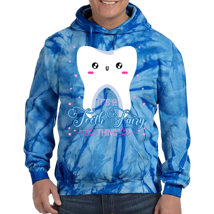 Tooth Fairy Dentists Dental Hygienist Oral Hygiene Gift Tie Dye Hoodie