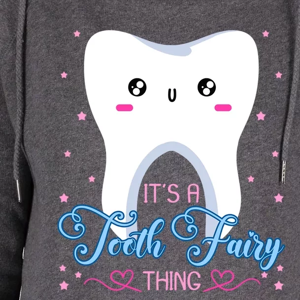 Tooth Fairy Dentists Dental Hygienist Oral Hygiene Gift Womens Funnel Neck Pullover Hood