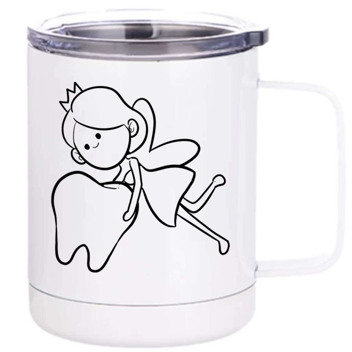 Tooth Fairy Dreamer Cool Gift Front & Back 12oz Stainless Steel Tumbler Cup