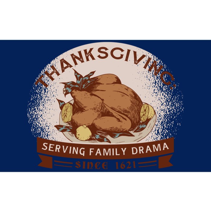 Thanksgiving Family Drama Funny Bumper Sticker