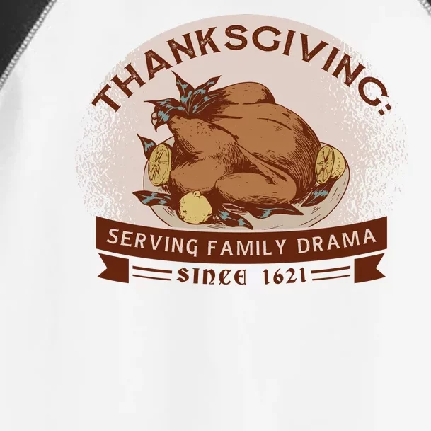 Thanksgiving Family Drama Funny Toddler Fine Jersey T-Shirt