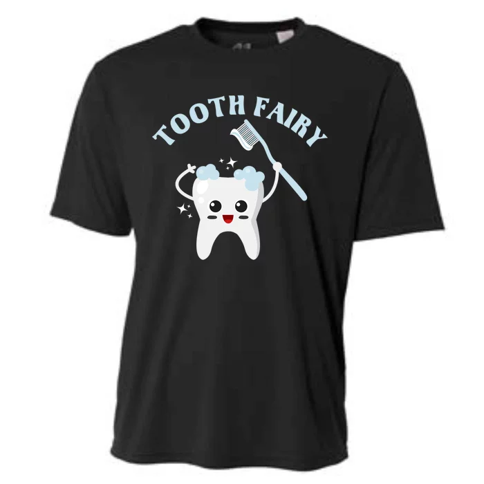 Tooth Fairy Dentist Teeth Dental Cute Halloween Meaningful Gift Cooling Performance Crew T-Shirt