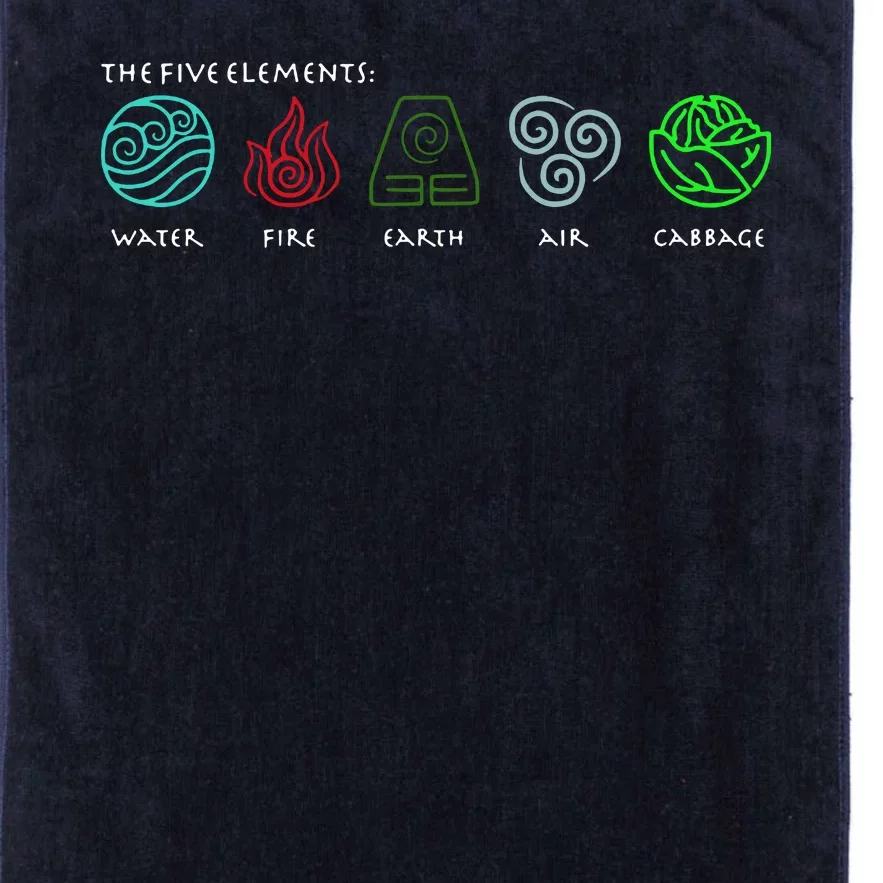 The Five Elements Avatar Platinum Collection Golf Towel